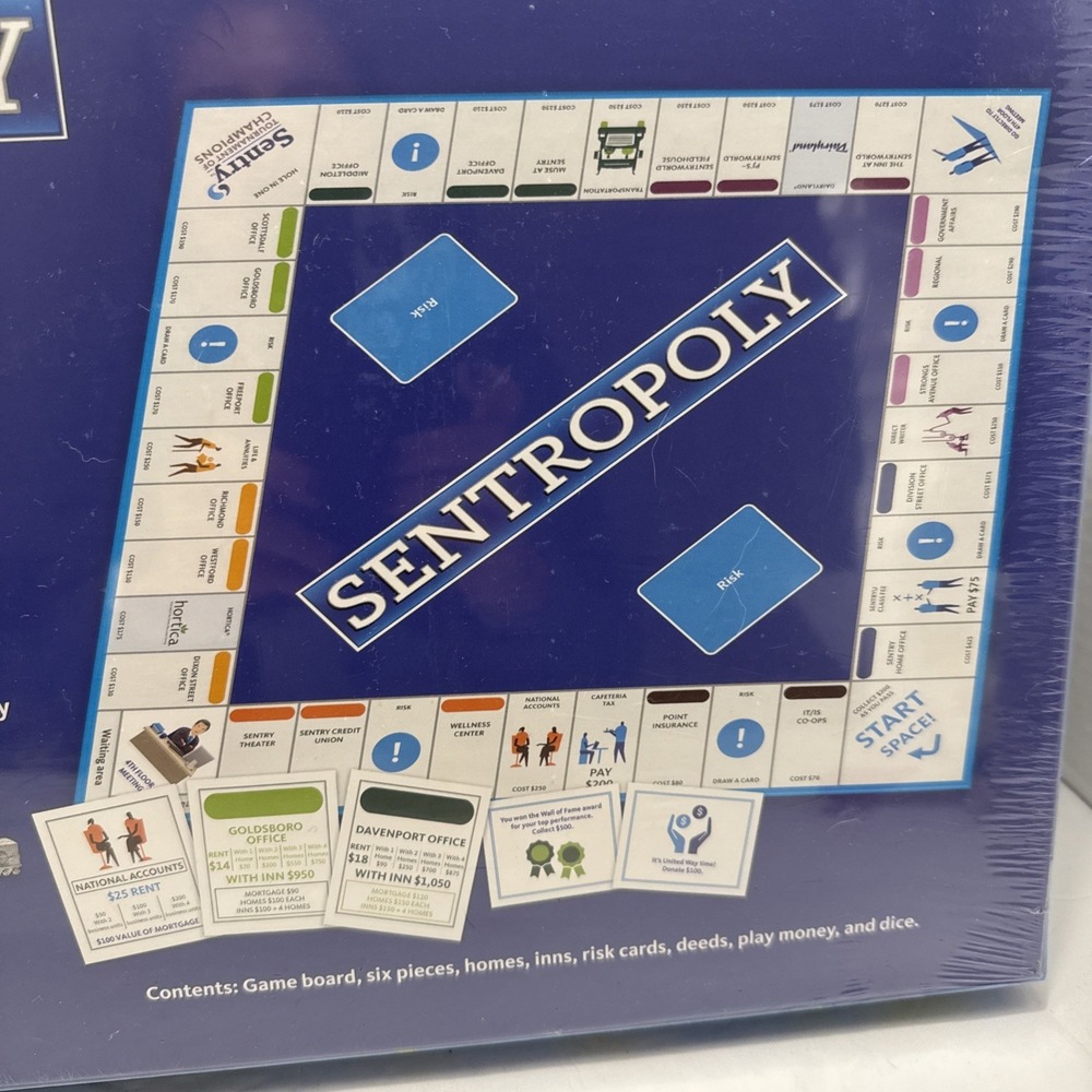 Sentropoly Monopoly Board Game Buy and Sell Sentry‎ Offices Around the Country - Picture 6 of 6